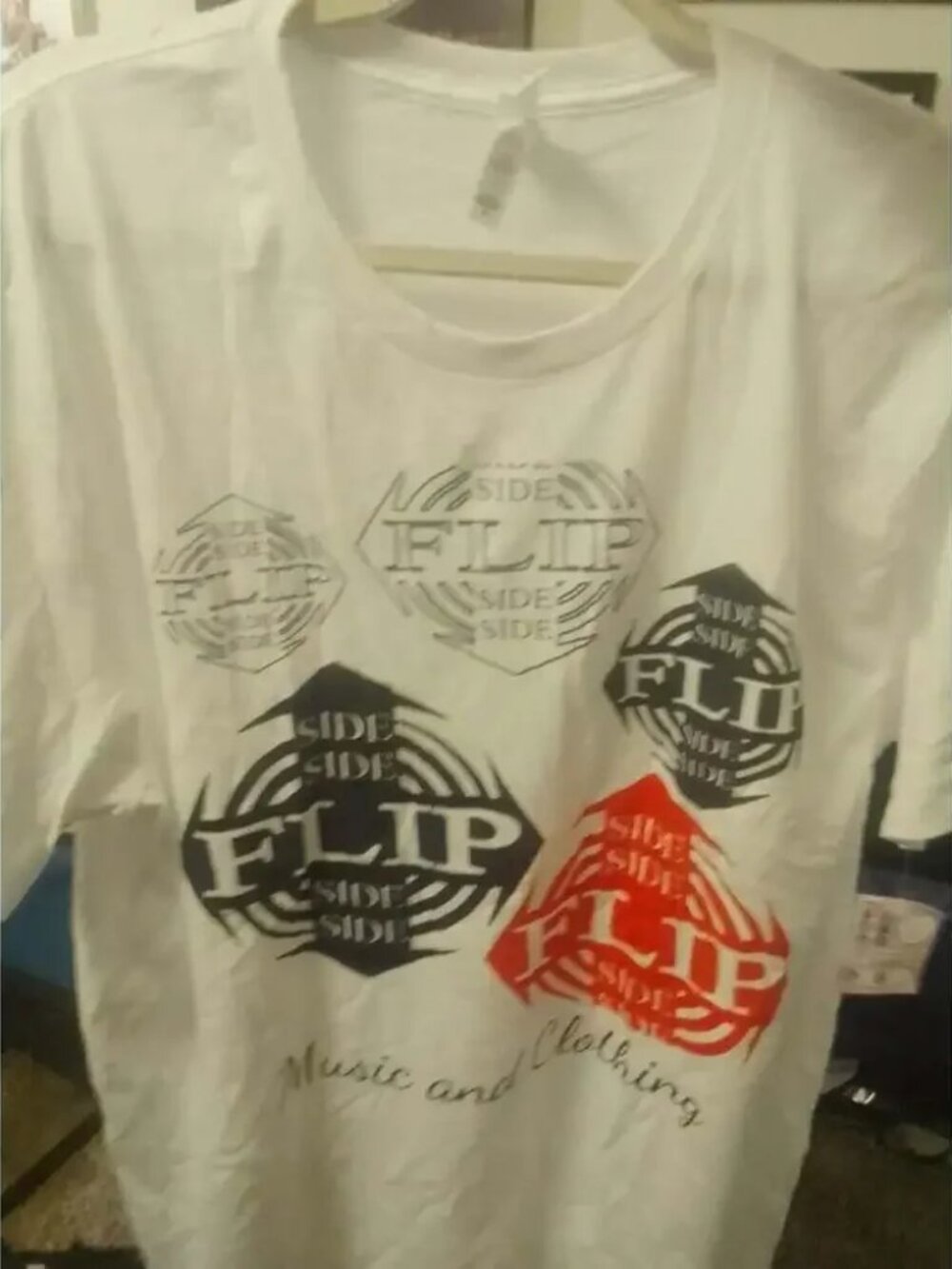 Bella Canvas FlipSide Music And Clothes T-Shirt White 2XL CR2
